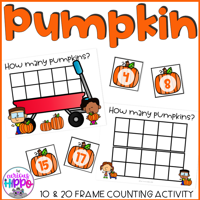 Free Pumpkins Counting Numbers Mats