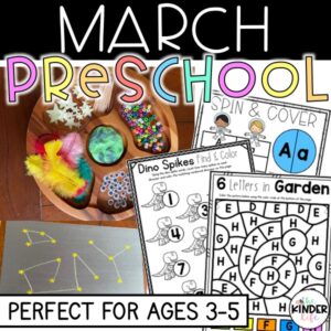 march preschool activities